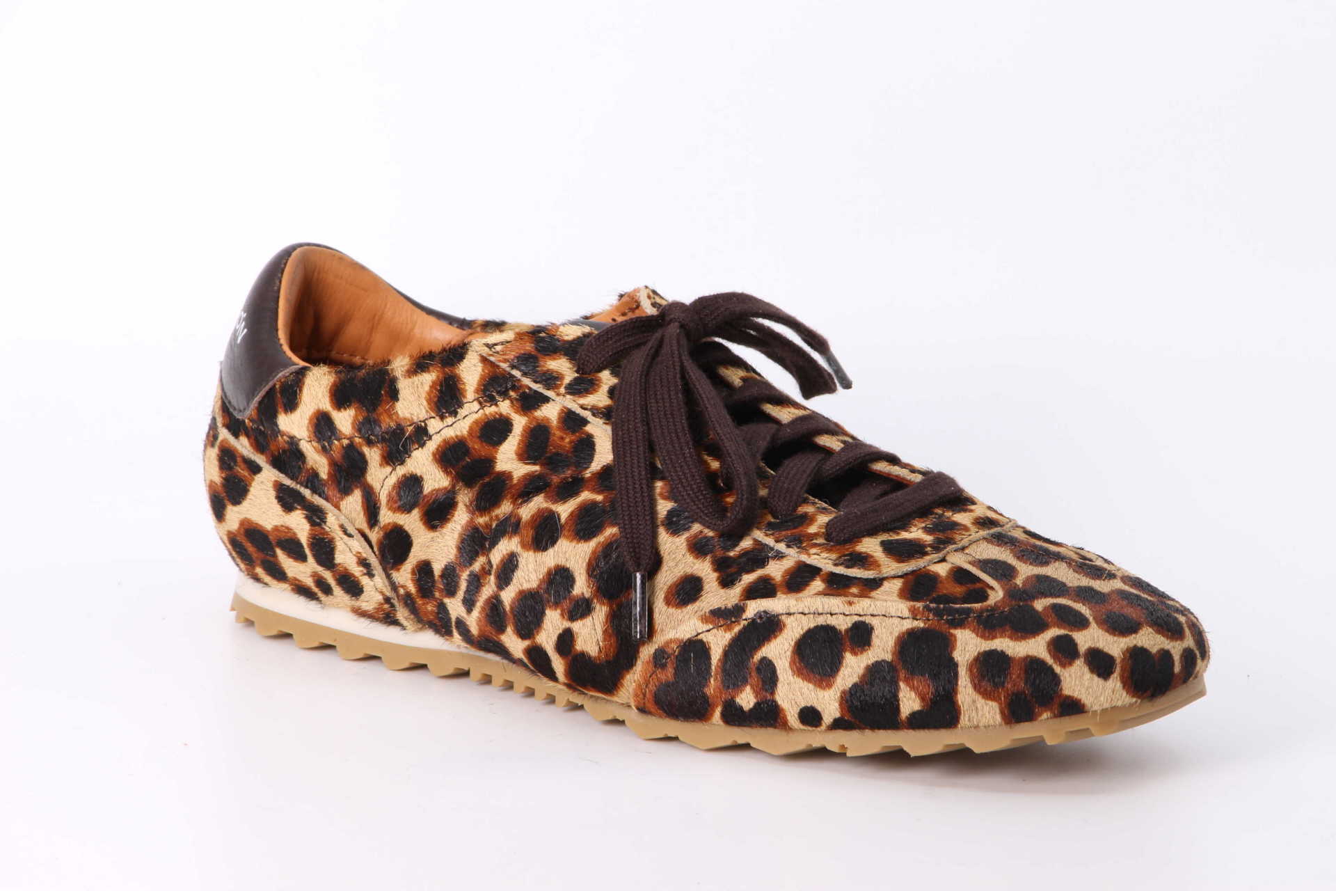 Sneaker guepard / testa moro Vorderseite