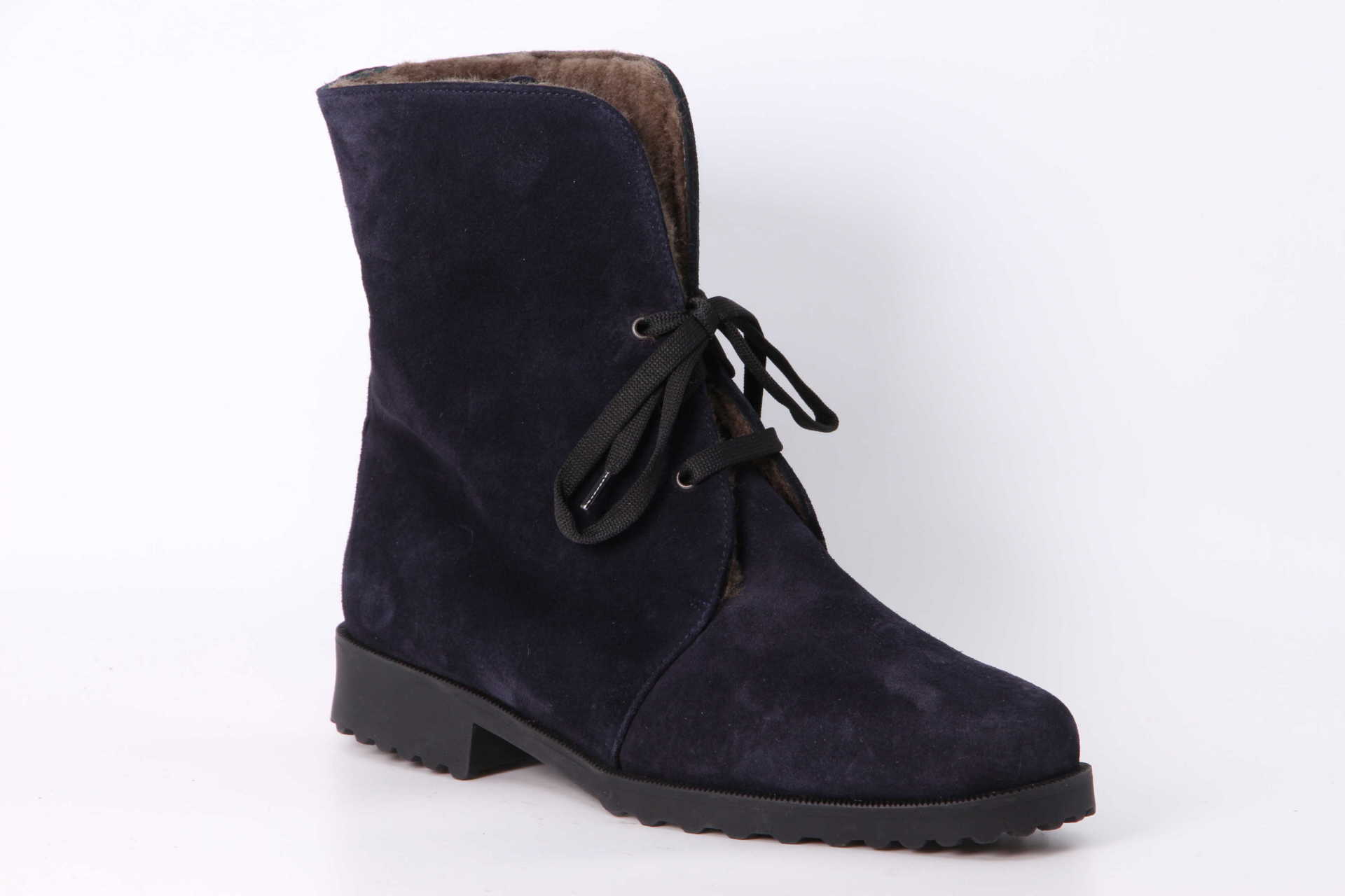 Winterstiefelette blau Vorderseite