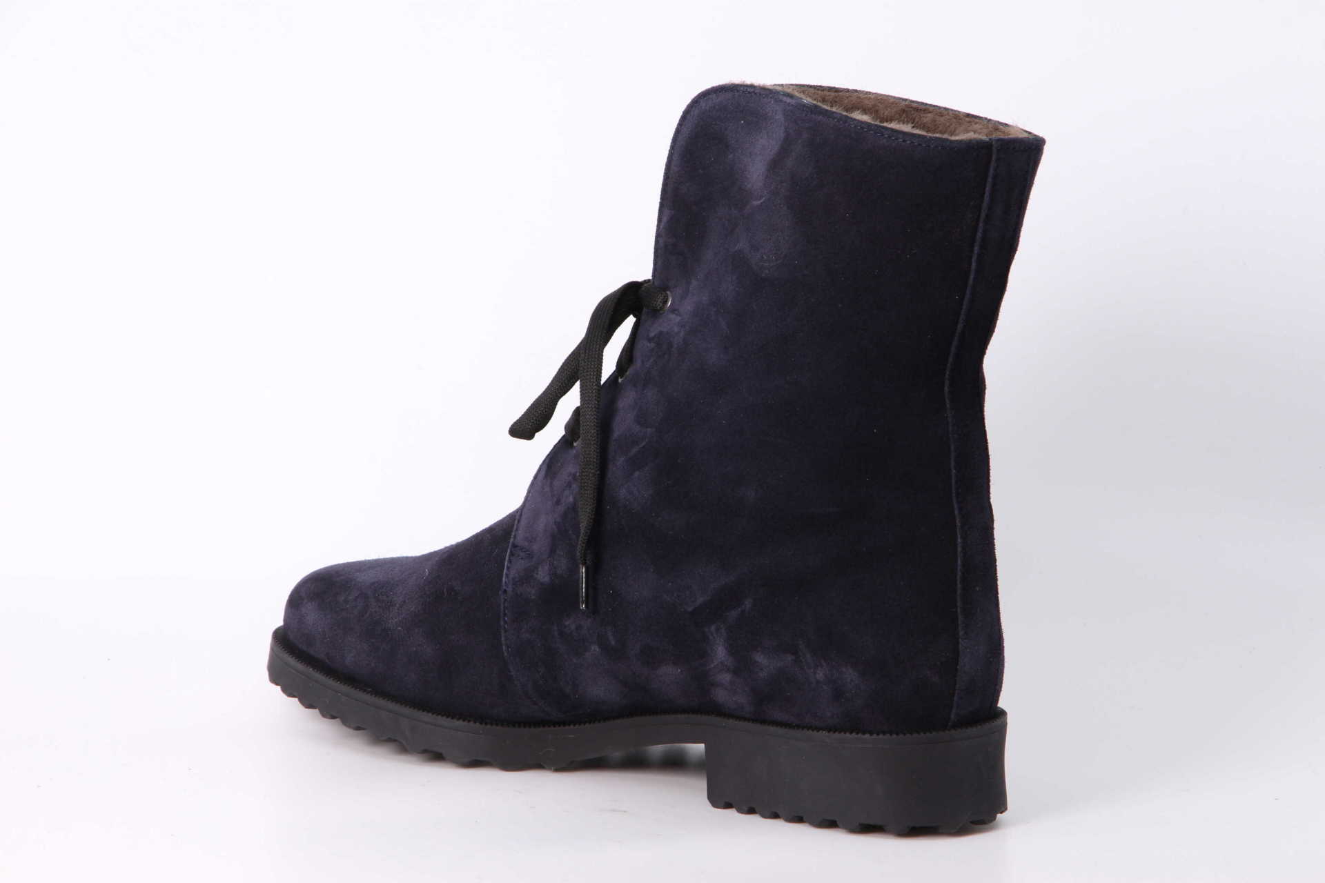 Winterstiefelette blau Rückseite