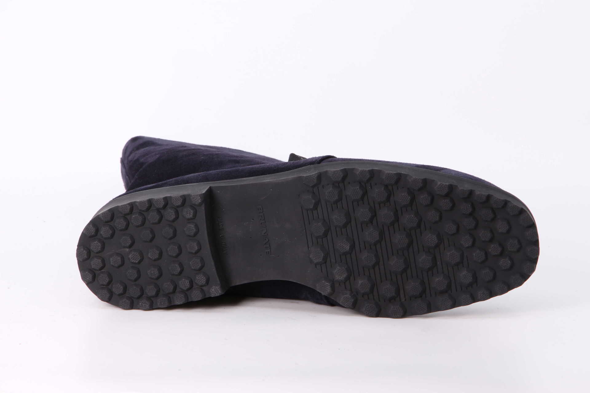 Winterstiefelette blau Sohle